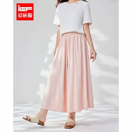 IEF/爱依服大码女装2025夏季新款简约休闲通勤气质百搭显瘦阔腿裤商品大图