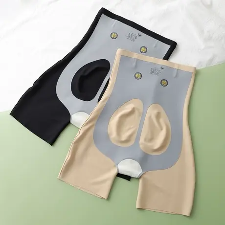 豫熙恋收腹提臀裤塑形无痕打底裤夏防走光高腰安全裤女不卷边薄款商品大图