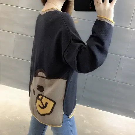 毛衣女装2024年新款春秋季女士春款春装宽松外穿上衣打底衫洋气潮商品大图