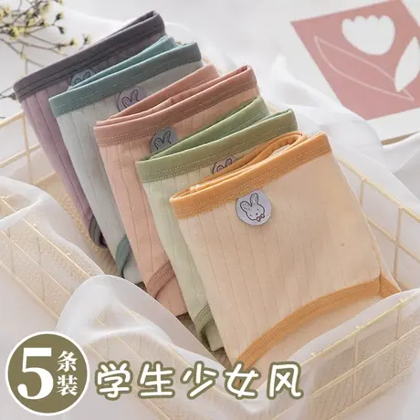 女童内裤纯棉抗菌裆青春期发育儿童初高中学生16岁少女大童青少年图片