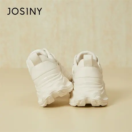 Josiny/卓诗尼厚底老爹鞋2024新款春季女鞋爆款轻便透气运动鞋子商品大图