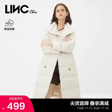 LINCCHIC金羽杰羽绒服女软糯中长款轻薄羽绒服女冬季Y21808159Y图片