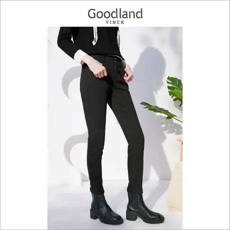 音儿美地女装2022秋季新款不褪色高腰显瘦铅笔裤高街潮牛仔裤商品大图