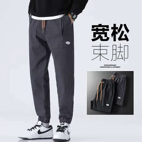 冬天冬裤华格夫裤子男款卫裤2024新款秋冬季休闲裤男士运动裤男裤商品大图