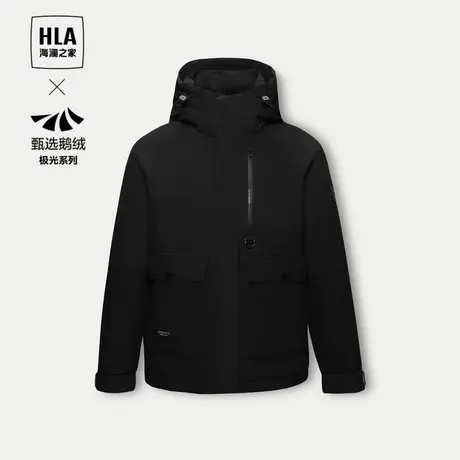 【曾舜晞同款】海澜之家极光超能鹅绒羽绒服23秋冬新石墨烯外套男图片