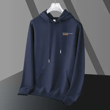 男士卫衣春秋款宽松潮流百搭秋冬加绒加厚套头带帽衫长袖连帽外套商品大图