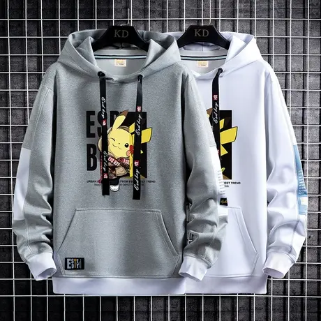 卫衣男连帽秋季宽松青少年春秋款外套2023年新款潮流学生秋装上衣商品大图