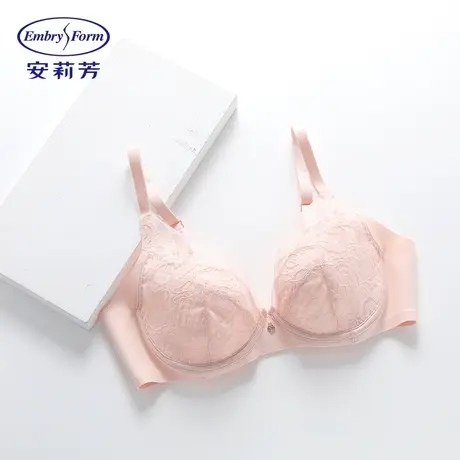 【风巢杯】安莉芳专柜新品蕾丝夹碗围文胸女大胸显小内衣EB00799图片