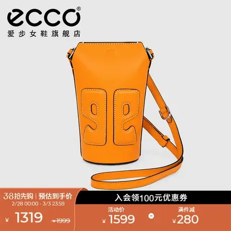 ECCO爱步小包水桶包 小号真皮字母包手机包斜挎包 艺术家9105863商品大图