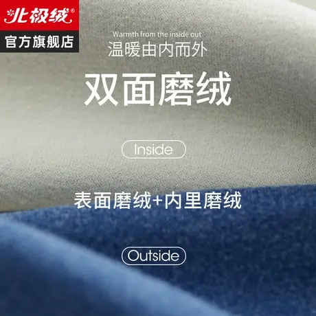 无痕内衣保暖男士加绒德加厚发热自内穿男款冬季打底秋衣秋裤套装商品大图