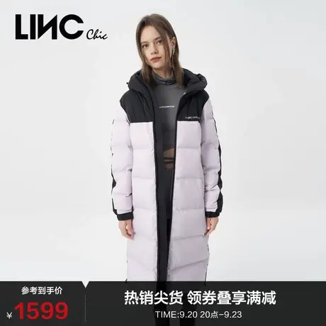 LINCCHIC金羽杰羽绒服男女同款无性别鹅绒长款羽绒服女N22806272图片