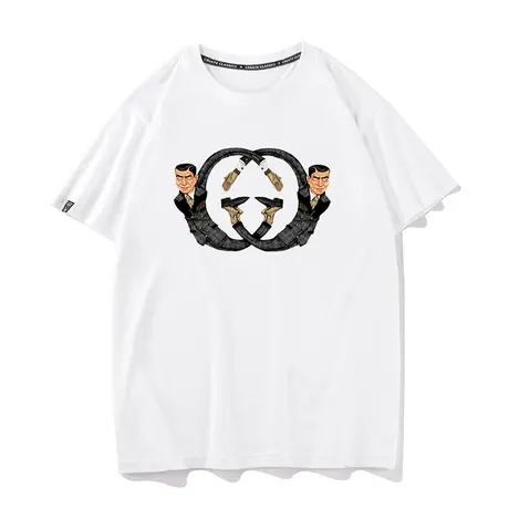 秀洛恶搞创始人设计师周边同款打底衫衣服半袖纯棉搞笑短袖T恤男图片