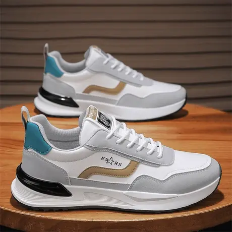 阿甘男鞋春秋季潮流跑步运动鞋2024新款休闲百搭中学生跑步老爹鞋商品大图