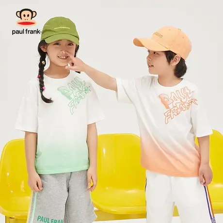 大嘴猴男女童装短袖t恤2023年夏季新品半袖中大儿童纯棉上衣体恤商品大图