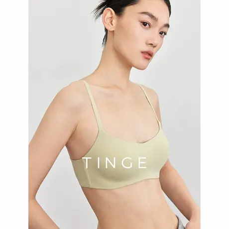 TINGE贴己一片式无痕内衣女夏薄款小胸聚拢无钢圈美背文胸防下垂商品大图