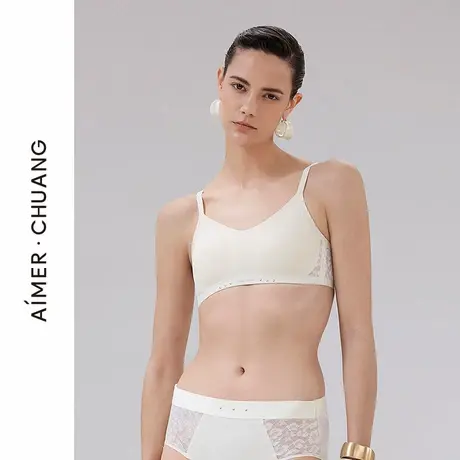 爱慕·CHUANG明动7内衣女V领无钢圈细肩带舒适文胸CA171891商品大图