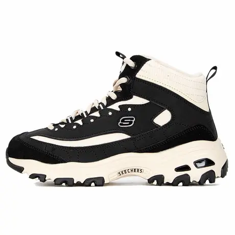 斯凯奇（Skechers）女鞋冬季24新款厚底增高老爹鞋加绒保暖鞋高帮商品大图