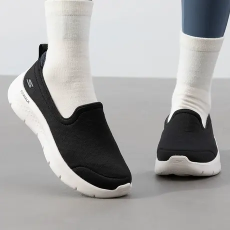 斯凯奇（Skechers）女鞋春季新款网布透气健步鞋中老年穿脱休闲鞋商品大图
