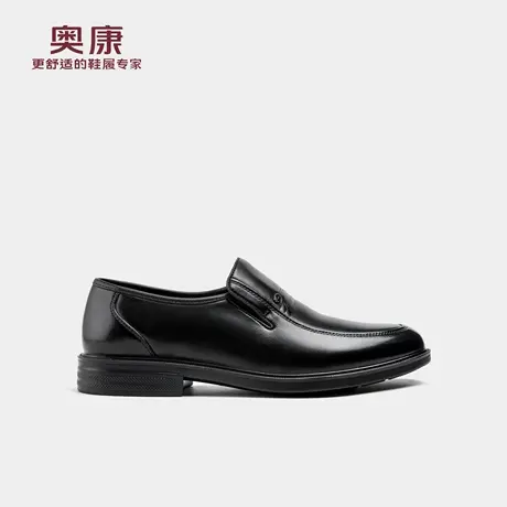 奥康 2025冬季新款男鞋乐福鞋舒适平底简约百搭皮鞋爸爸鞋工作鞋商品大图