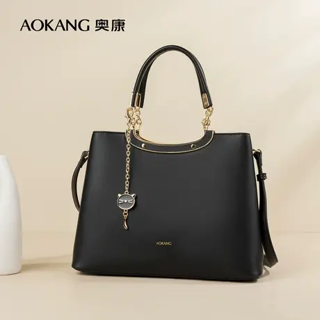 奥康女包包新款时尚潮流手提包百搭金属大容量斜挎包女士妈妈包商品大图