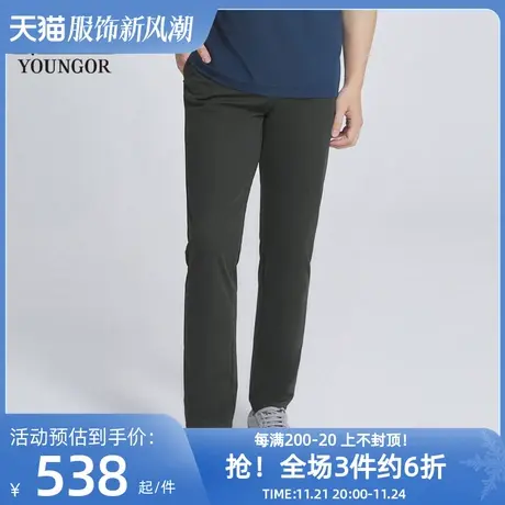 雅戈尔奥莱 商场同款男士长裤秋季新款官方商务休闲长裤男商品大图