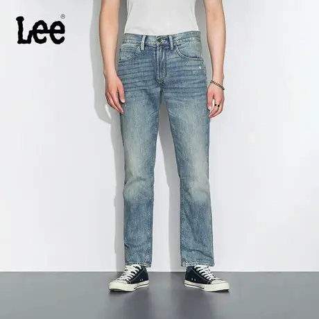 Lee商场同款23春夏新品726棉麻浅蓝色男牛仔裤LMB1007266UX-0528商品大图