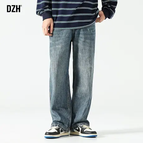 男士秋季牛仔裤男直筒宽松潮牌男裤子春夏款2023新款爆款休闲长裤商品大图