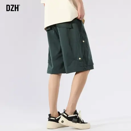 男士美式工装短裤潮牌夏男夏季薄款五分裤休闲男款裤子直筒宽松裤商品大图