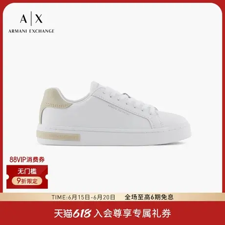 ARMANI EXCHANGE/阿玛尼2025夏季新款女士低帮系带板鞋休闲鞋官方商品大图