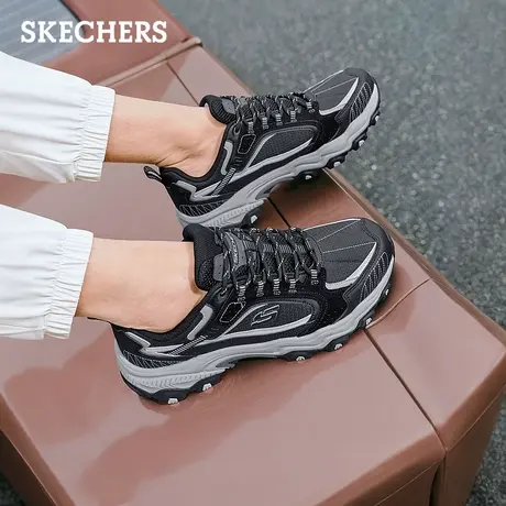 Skechers斯凯奇云霄|夏季男户外鞋缓震徒步鞋厚底增高休闲跑步鞋商品大图