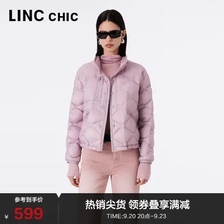 LINCCHIC金羽杰轻薄羽绒服女短款23年秋冬新款轻柔便携Y23801132商品大图