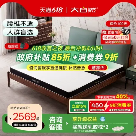 【P1】大自然山棕剑麻上下床垫护腰脊椎老人长辈双人定制软硬官方商品大图