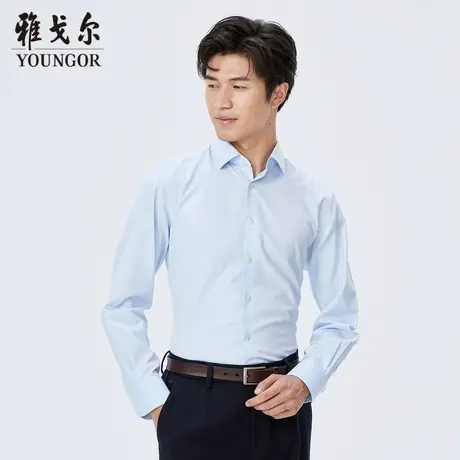 【商场同款】雅戈尔男士长袖衬衫春季新款官方商务休闲衬衫S3463图片