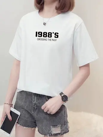 正肩t恤女短袖夏季新款春甜辣洋气减龄微胖显瘦独特别致上衣仿棉图片