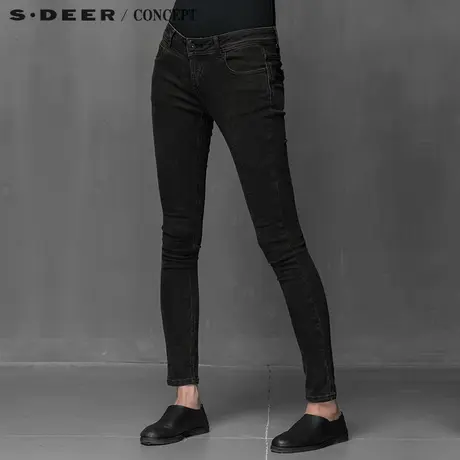 S·DEER＼CONCEPT【上新】圣迪奥女装极简印花修身长裤5180831商品大图