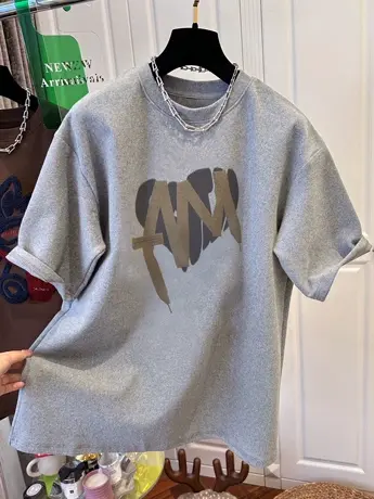 胖mm春夏内搭国潮复古纯棉t恤女大码ins潮宽松学生设计感短袖上衣商品大图