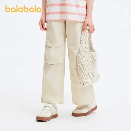 巴拉巴拉女童降落伞裤儿童裤子2024新款夏装大童速干商品大图