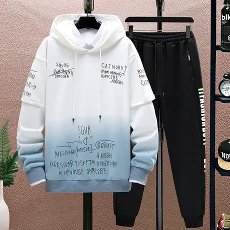 13春秋季青少年卫衣男孩12岁初高中学生14帅气大童男装15运动套装商品大图