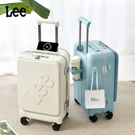 Lee官方户外旅游拉杆箱女生上学大容量行李箱轻便万向轮旅行箱男图片