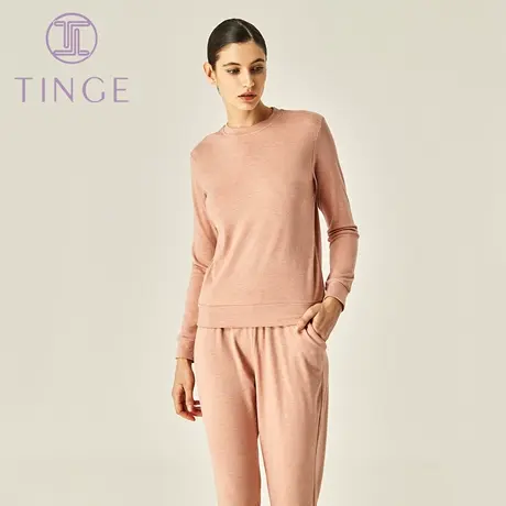 TINGEFastWarm双面磨毛女士家居服秋衣保暖内衣德绒保暖套装秋冬商品大图