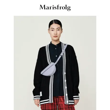 【逐光之旅】玛丝菲尔2022年秋季新款长袖宽松内搭外穿衬衫上衣女商品大图