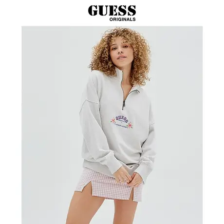 GUESS Originals男女同款舒适休闲宽松卫衣W2GQ08K9YI0图片