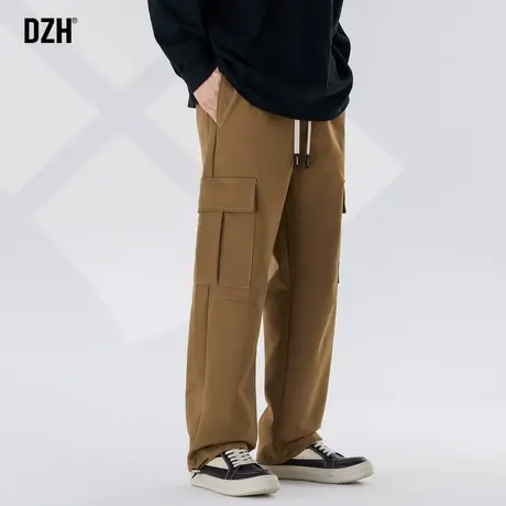 男士直筒工装裤男秋季潮牌男裤2024年新款美式宽松休闲裤男款秋装商品大图