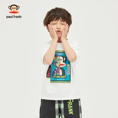 大嘴猴童装男童短袖t恤2023年夏季新品半袖中大儿童纯棉上衣体恤商品大图