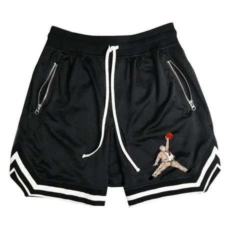 秀洛灌篮高手动漫周边篮球安西教练美式休闲运动短裤五分裤健身裤图片