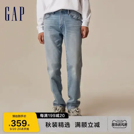 【双11预售】Gap男装秋季2023新款时尚复古水洗休闲牛仔裤819798图片