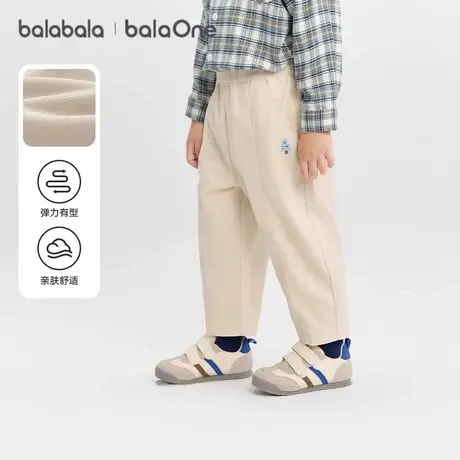 巴拉巴拉宝宝长裤宽松萝卜裤灯芯绒2025秋季新款婴儿裤子图片