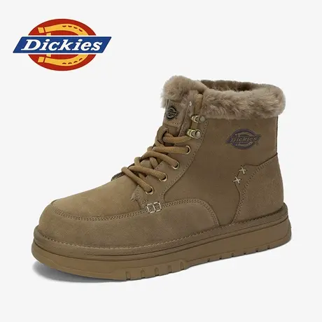 Dickies雪地靴男款2025新款冬季男鞋加绒保暖棉鞋棉靴男士马丁靴商品大图
