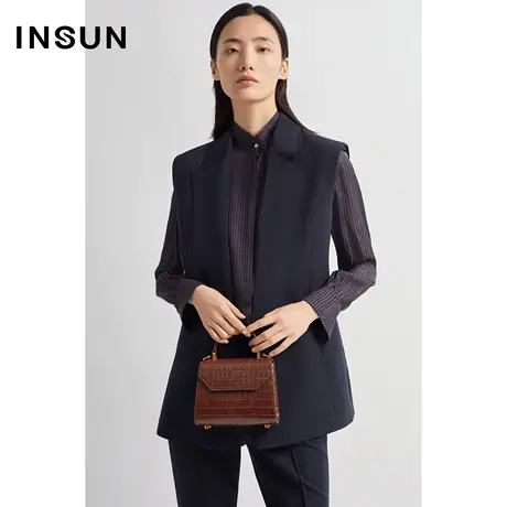 INSUN恩裳秋季收腰西装式马甲商品大图