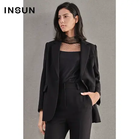 INSUN恩裳春季高级感西装外套商品大图